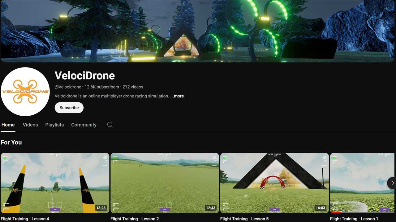 velocidrone youtube